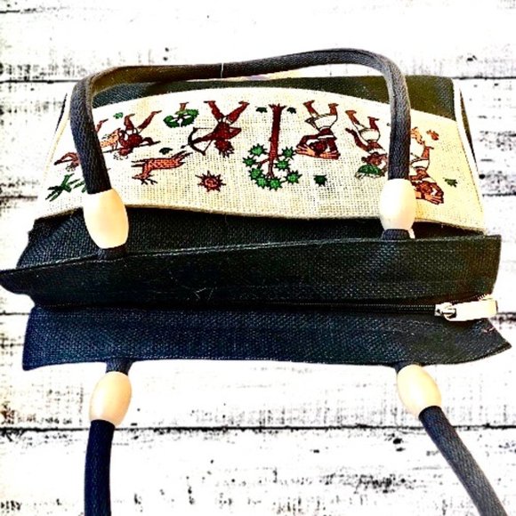 Jute Cottage Shoulder Handbag Eco-Friendly NEW - Picture 9 of 15